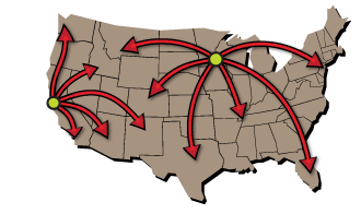 Map of Homes Designed by Bjella Architects